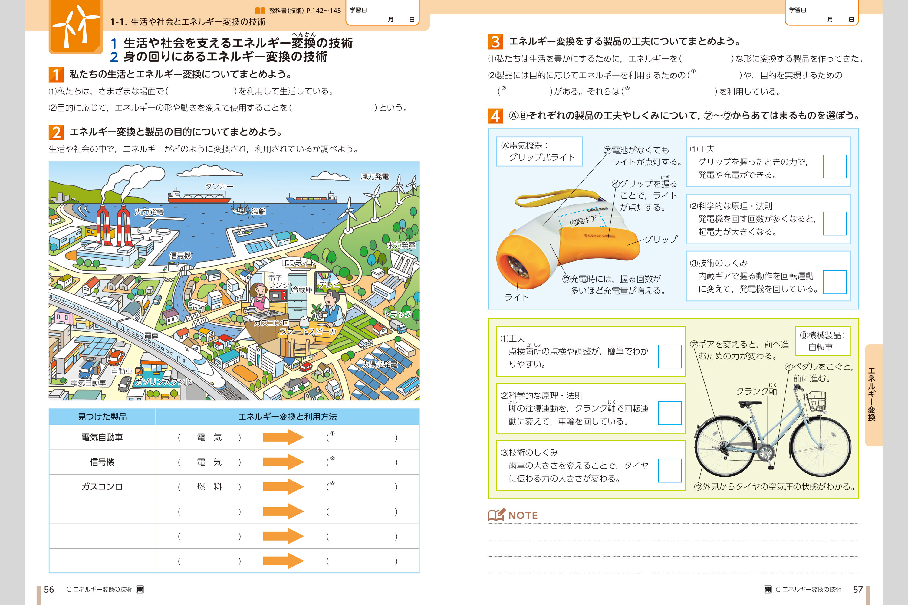 技術 家庭ノート 技術分野 中学校教材 技術 家庭 ノート ワーク 株式会社正進社 教育図書教材の出版