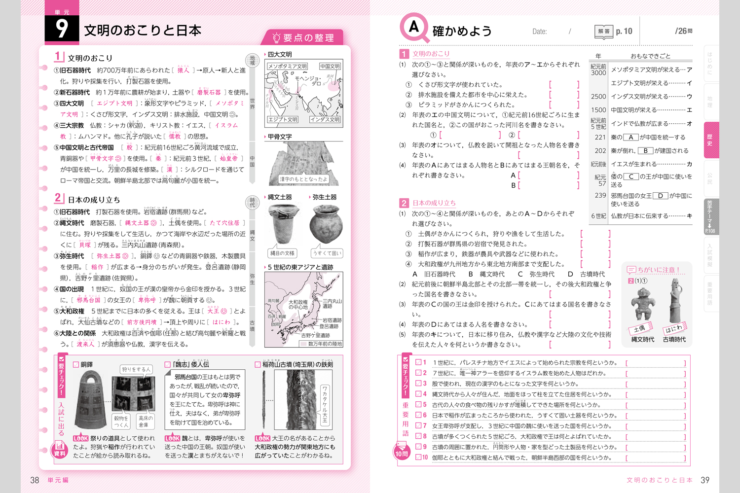 3年間の総整理問題集 社会 中学校教材 社会 入試対策 株式会社正