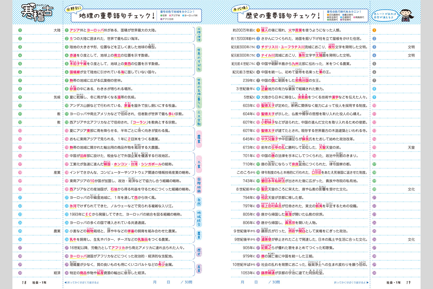 みんなのウインター 社会 塾教材 社会 夏休み 冬休み 株式会社正進社 教育図書教材の出版